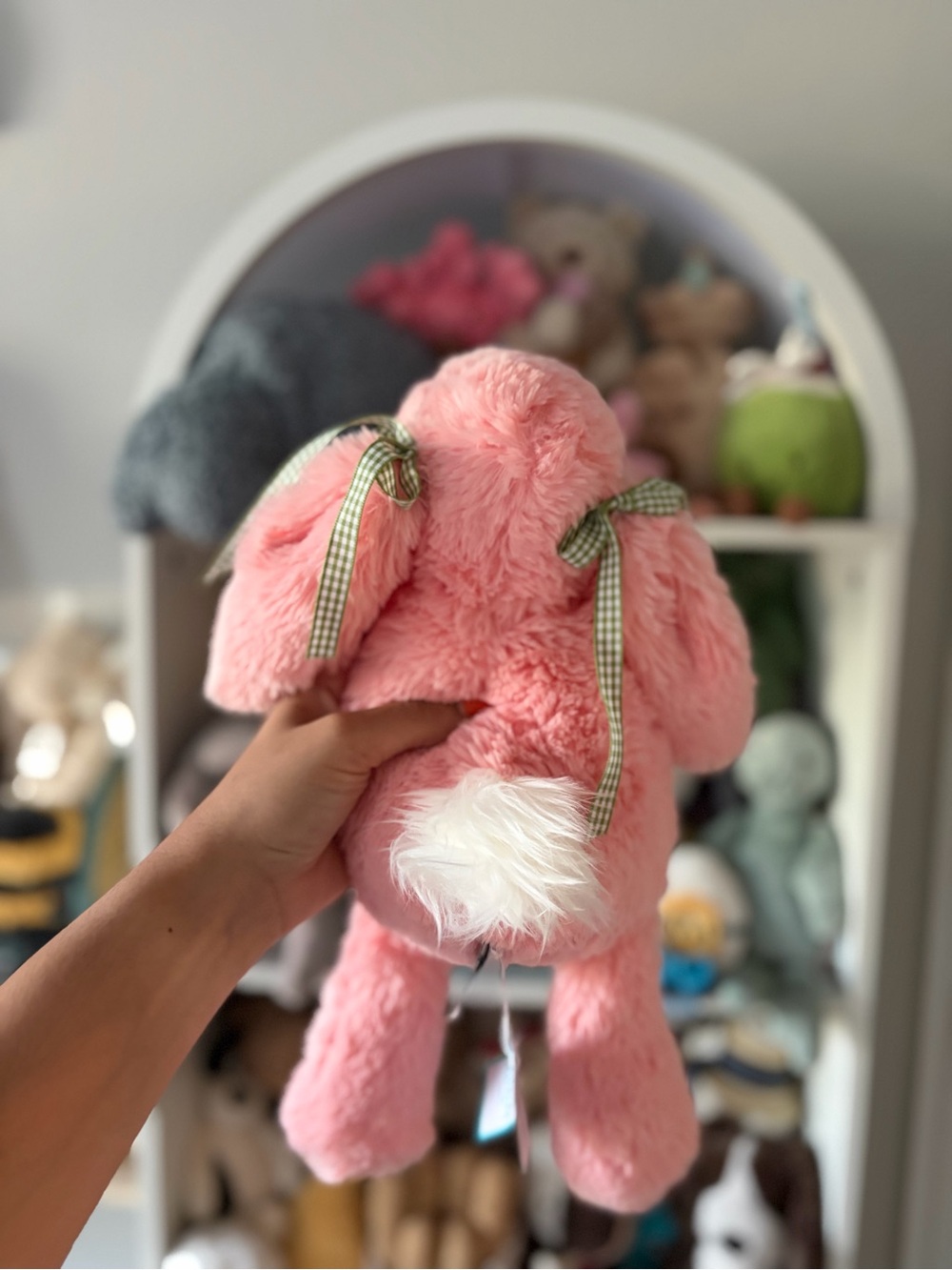 Retired Jellycat Smudge Apricot Rabbit - Authentic & BNWT! VHTF - Picture 6 of 6